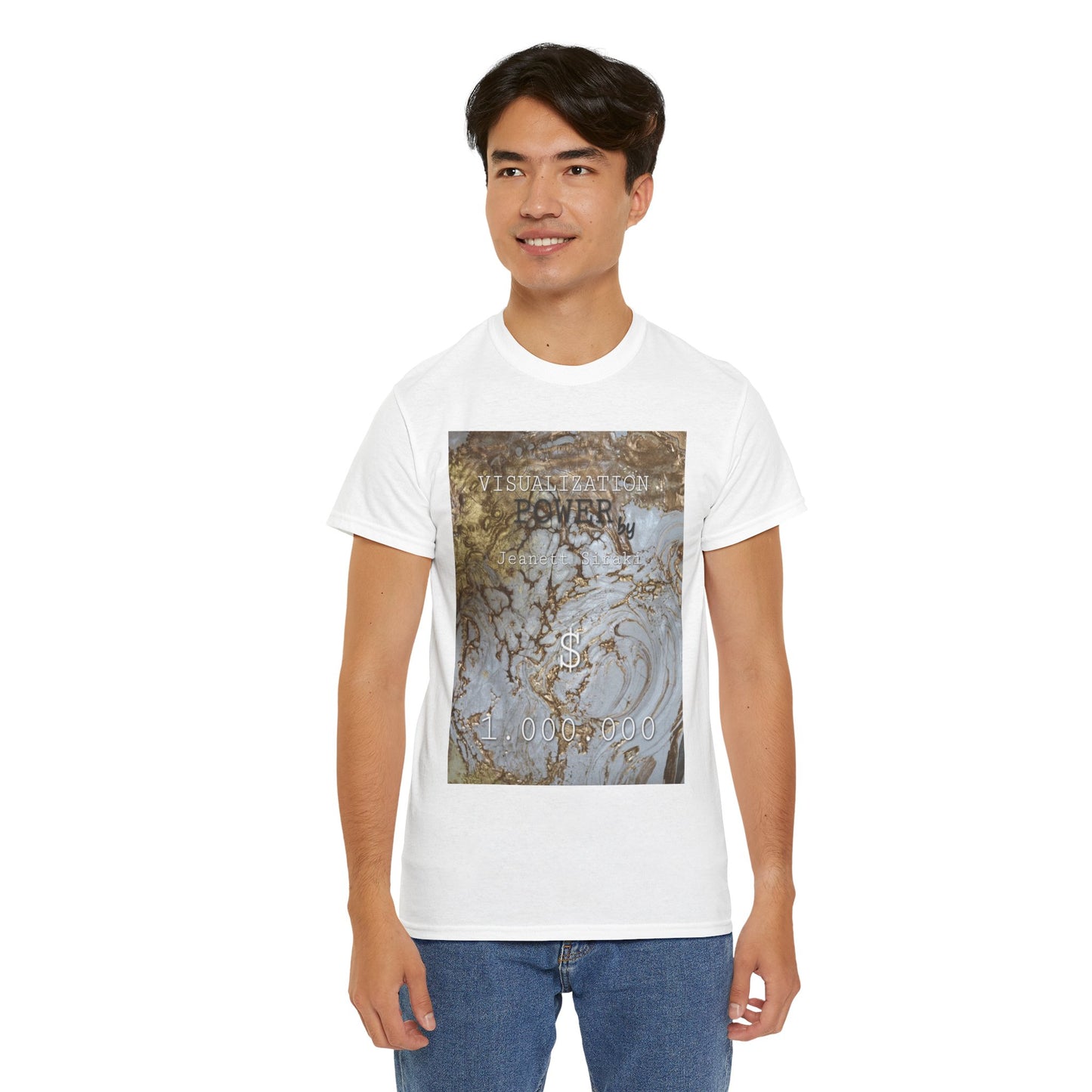 Unisex Heavy 1.000.000 $ Cotton Tee by JEANETT SIRAKI